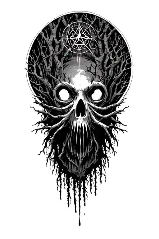 Occultism Symbologies Forest Shadow We Wear