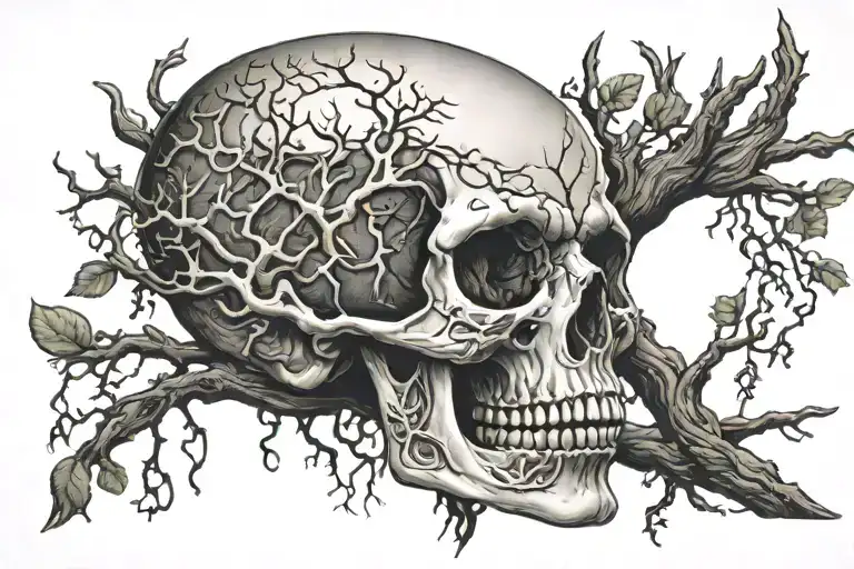 Tree Of Life Skull