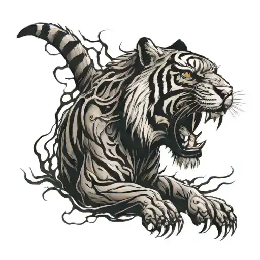 Death Themed Tiger