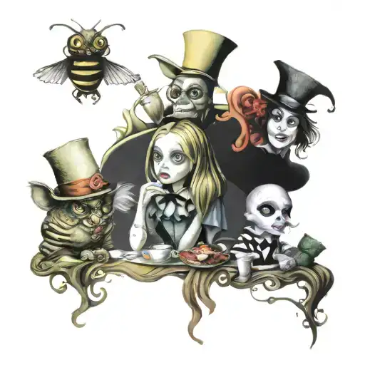 Characters From The Alice In Wonderland