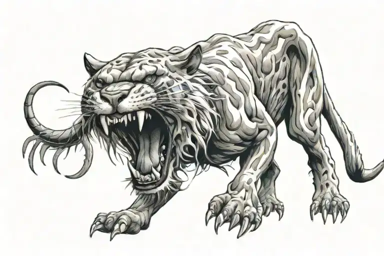 Scary Smilodon