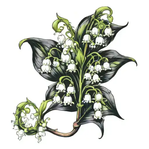 Collarbone Lily Of The Valley Flowers Growing