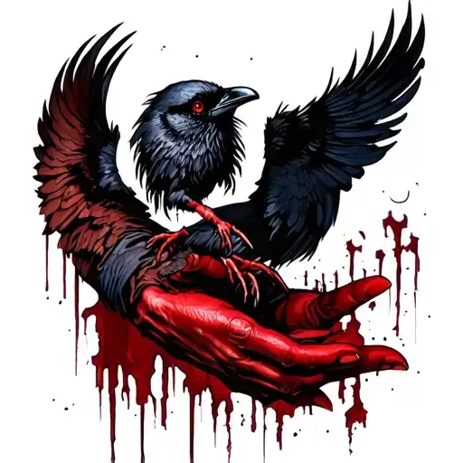 Hold Crow In Hands