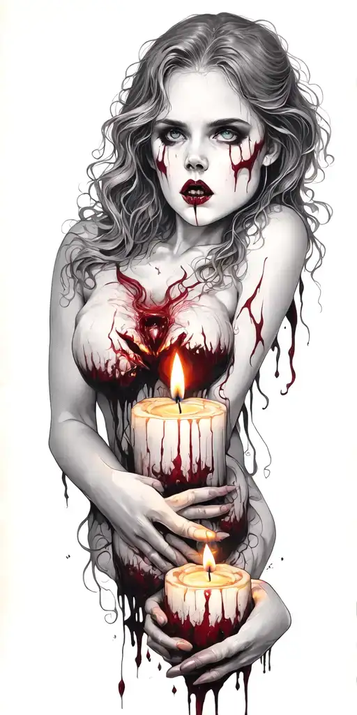 Multiple Vampire Blood Women Candle Burning