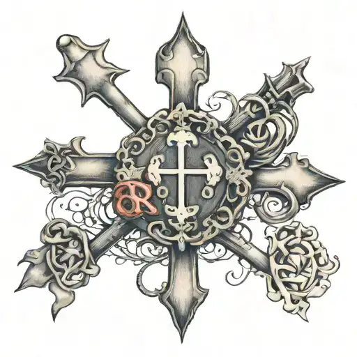 Faith Tattoo With Cross