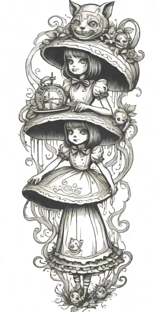 Descent Into Madness Fran Bow Alice In Wonderland