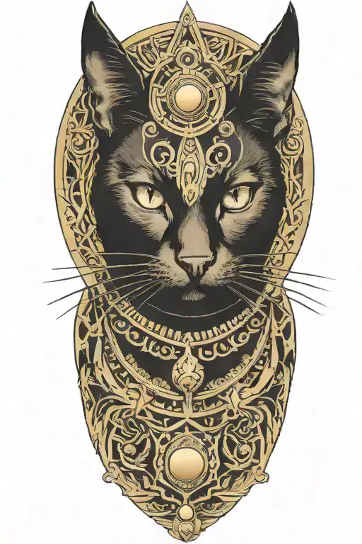 Egiptian Black Cat Goddess