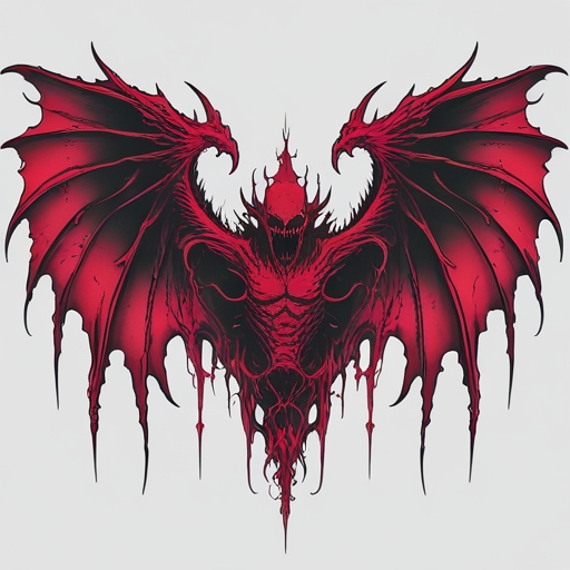 Crimson Wings of Eternal Dawn