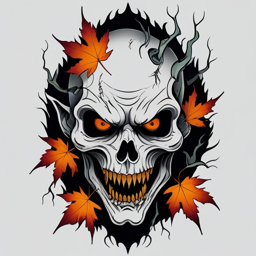 Fallen Leaves Tattoo idea