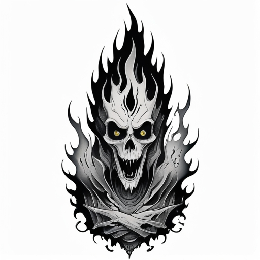 Sacred Ember’s Flame of Hope Tattoo idea