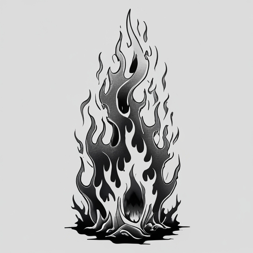 Cleansing Flame Tattoo idea