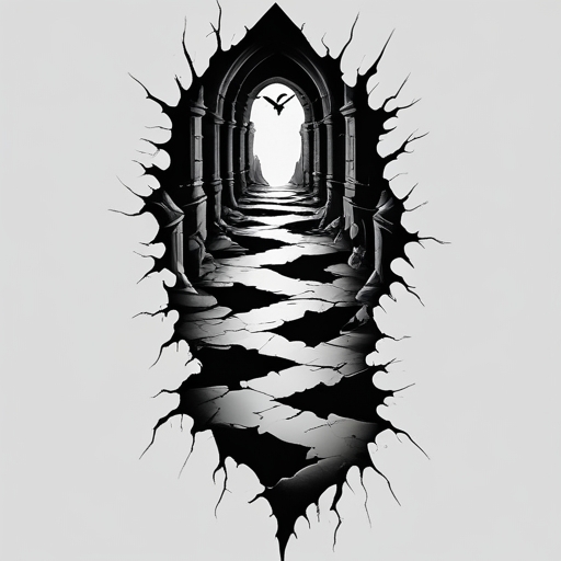 Shattered Path of Time Tattoo idea