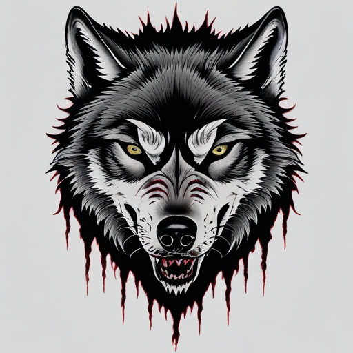 Tears of the Wolf Tattoo idea
