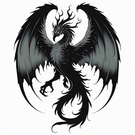 Whispers of the Eternal Phoenix Tattoo idea