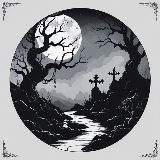 Moonlit Path Tattoo idea