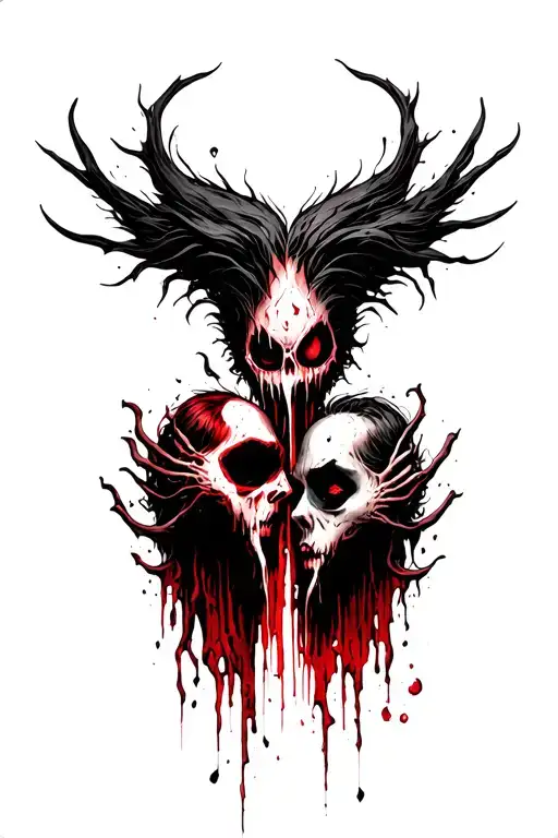 Two Souls Tearing Each Other Apart Yet Connected