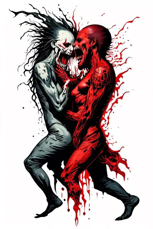 Two Souls Tearing Each Other Apart