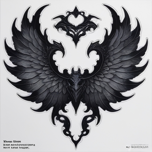 Eclipse Wings Tattoo idea