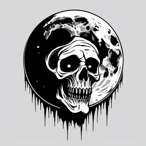 Whispers of the Silent Moon Tattoo idea