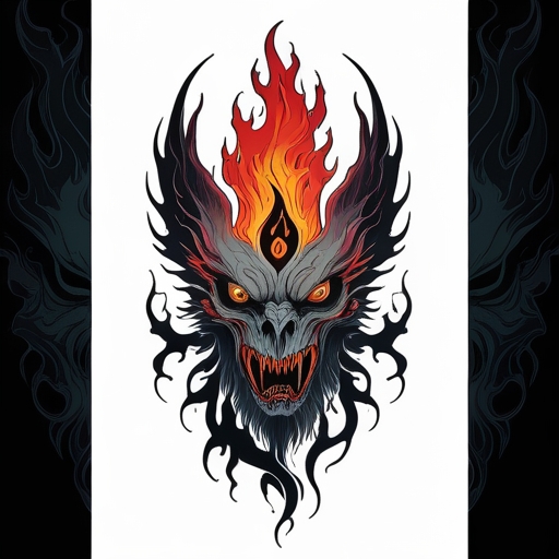 Phoenix’s Flame of Eternity Tattoo idea