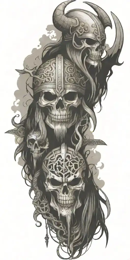 With Vikings Symbols