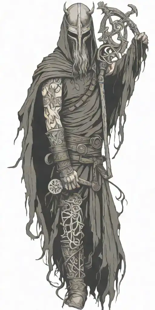 Assasin With Vikings Runes
