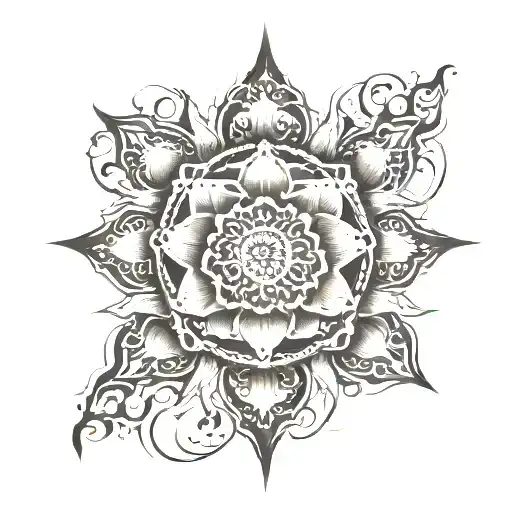 Lotus Flower Mandala
