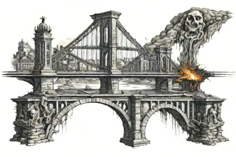 Roman Empire Gothic Battle Burning Bridges