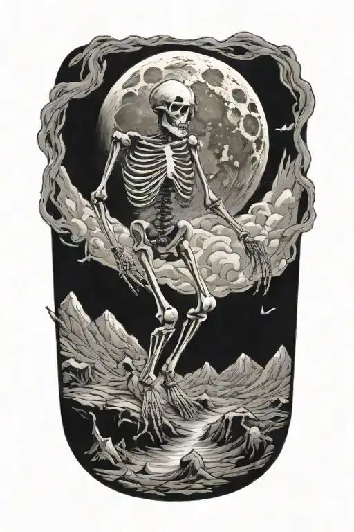 Skeleton Dance On The Moon