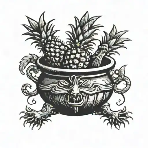 Witch Cauldron Pineapples