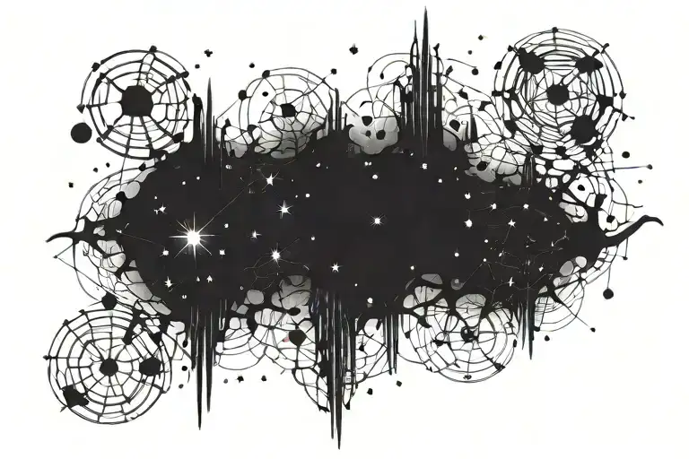 Galaxy Filled With Constellations