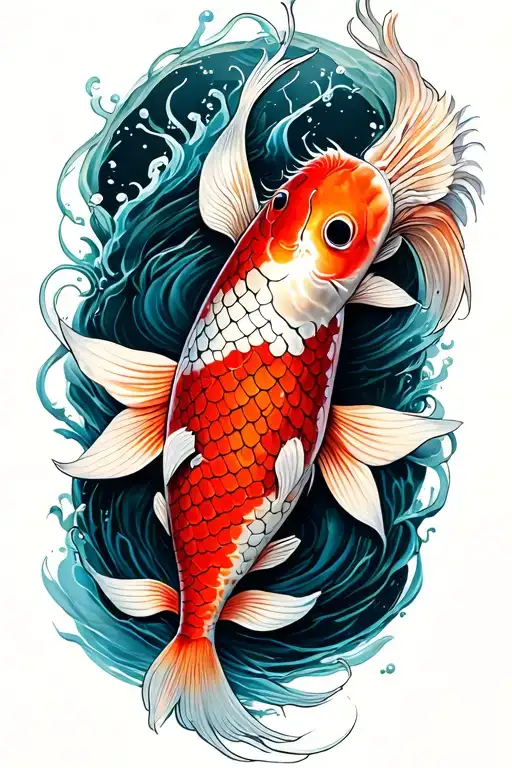 Sexy Koi Fish Yin