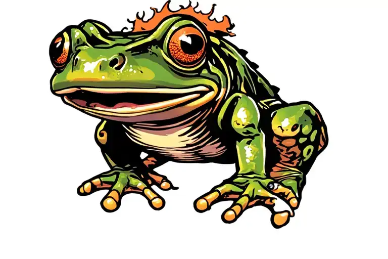 Cartoon Like Frog