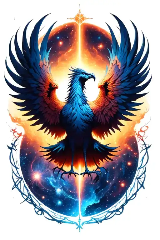 A Cosmic Phoenix Emerging From Space