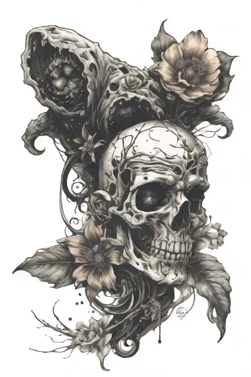 Cosmo Flower With Galaxy