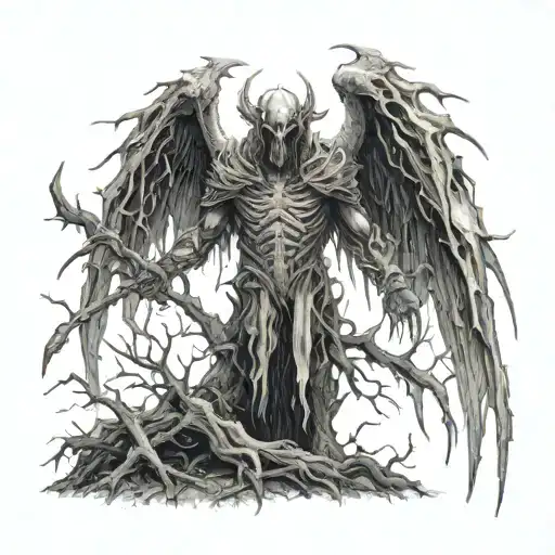 Diablo Tyrael In Dead Tree