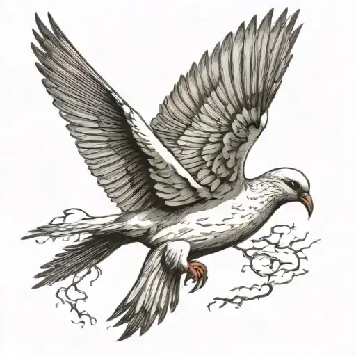 Dove Flying