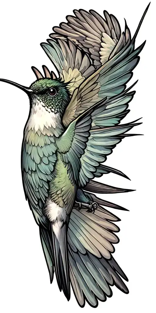 Evil Hummingbirds Flying