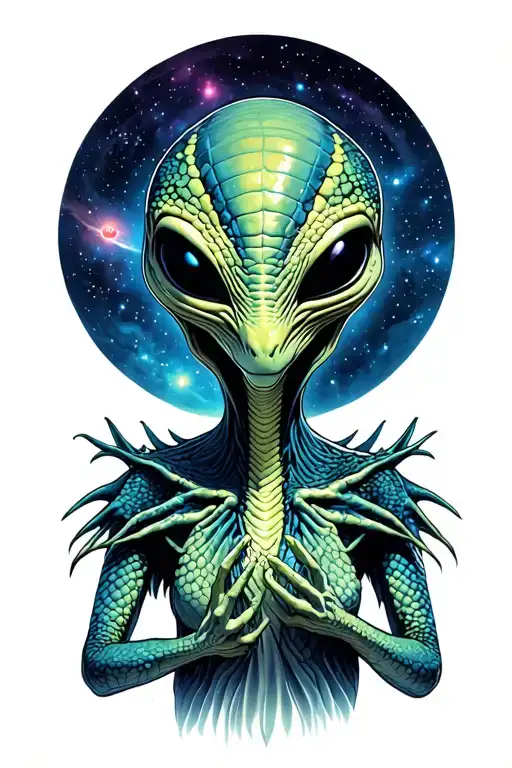 A Reptilian Alien Is Revealing Secrets About The Cosmos
