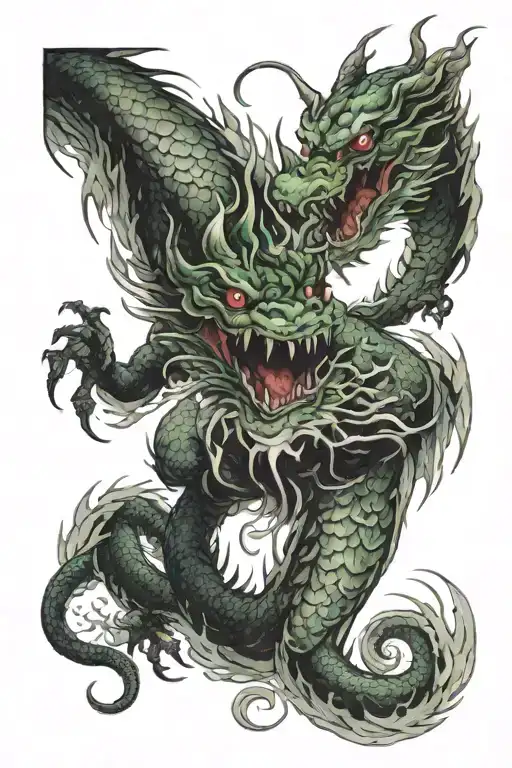 Water Chinese Dragon