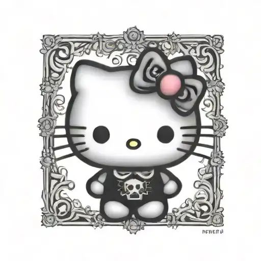 Hello Kitty Black Metal