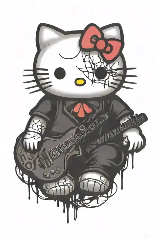 Hello Kitty Black Metal Music