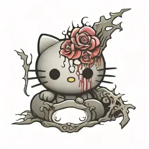 Rock Hello Kitty