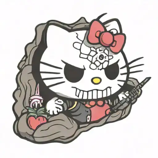 Rock Hello Kitty