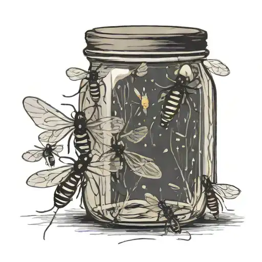 Fireflies In A Jar