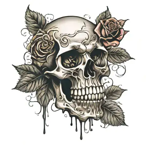 Rose Skull