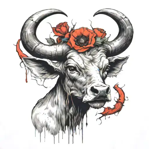 Poppy With Bull Horns