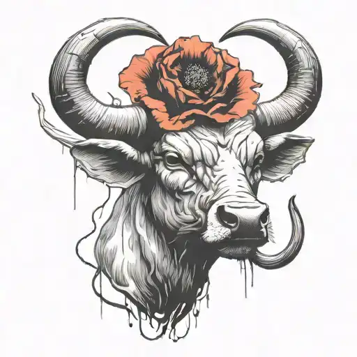 Poppy With Bull Horns
