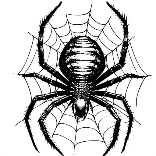 Spider On Web Asymetrical