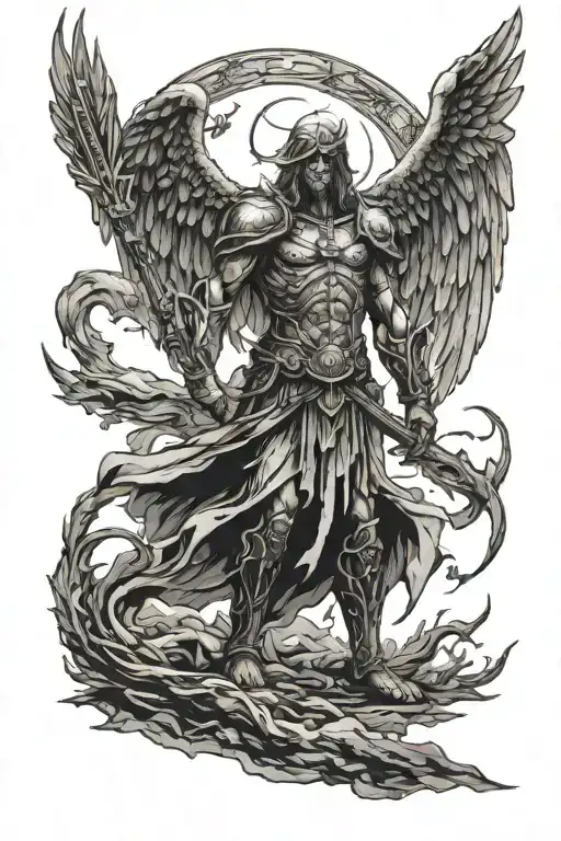 Angel Warrior Standing Tall